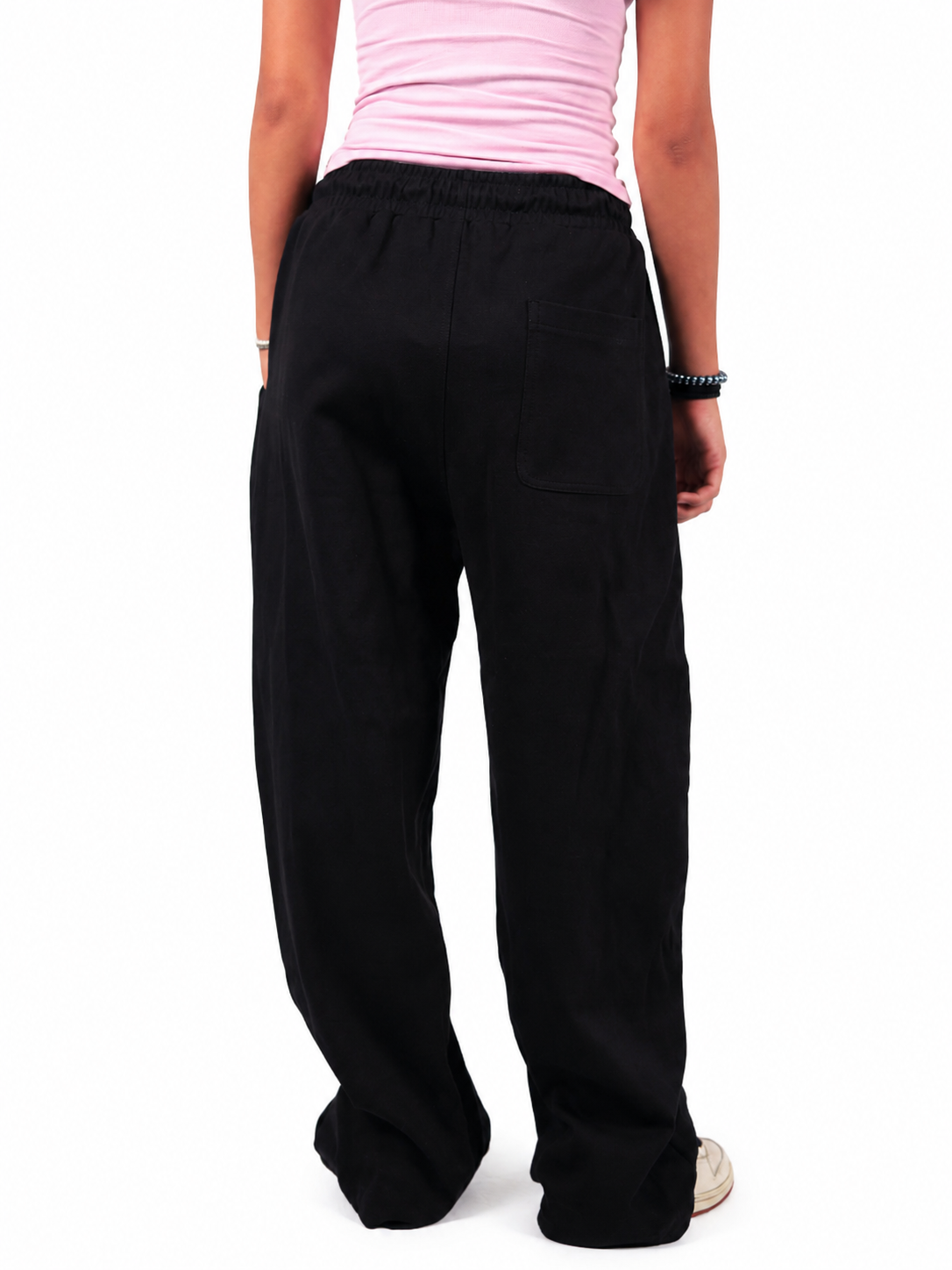 Black Fitted Sweatpants